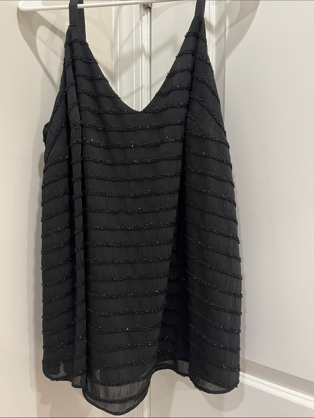 torrid Black Beaded V-Neck Camisole